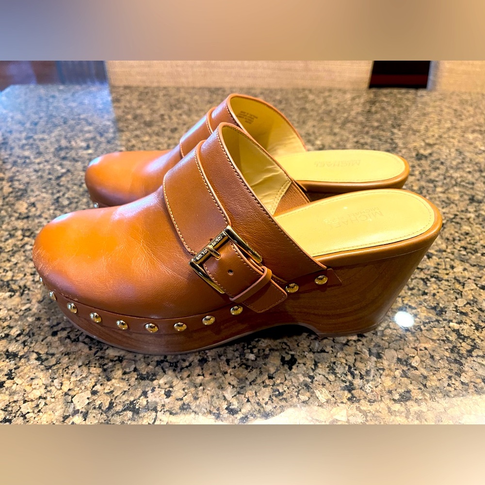 Michael Kors Rye Studded Leather Sandals